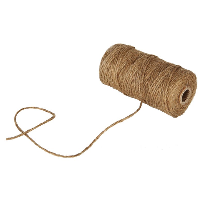 KINGLAKE Natural Jute Twine String 328 Feet Best Arts Crafts Gift Wrapping Twine Christmas Twine Durable Packing String - Image 2